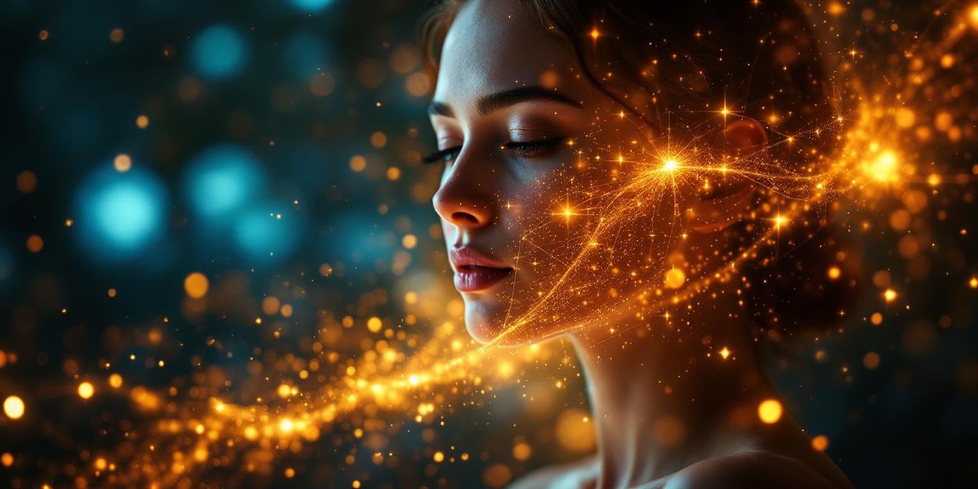 Equilibrio de biofotones en un cuerpo humano.